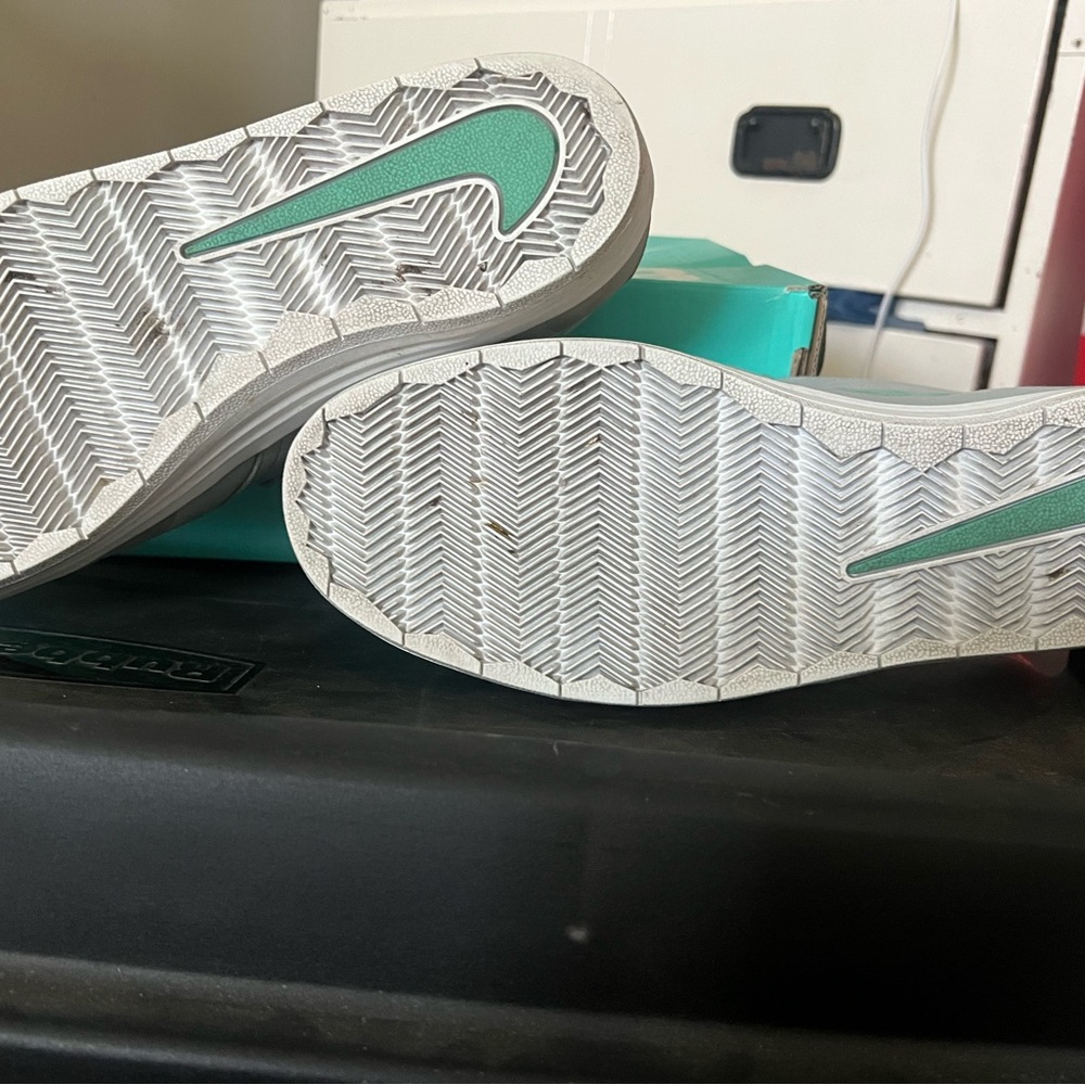 Nike Men's Sneakers in Gray and Teal lunar one shot - Picture 5 of 5